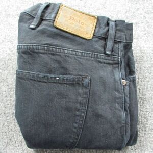 Polo Ralph‎ Lauren Jeans Mens 46Bx30 Black Hampton Straight Quiet Luxury